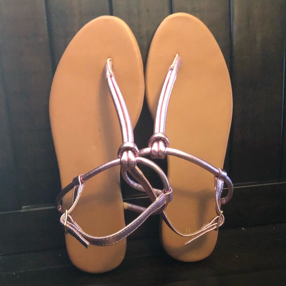 Metallic pink T-strap sandal H&M - Picture 3 of 6